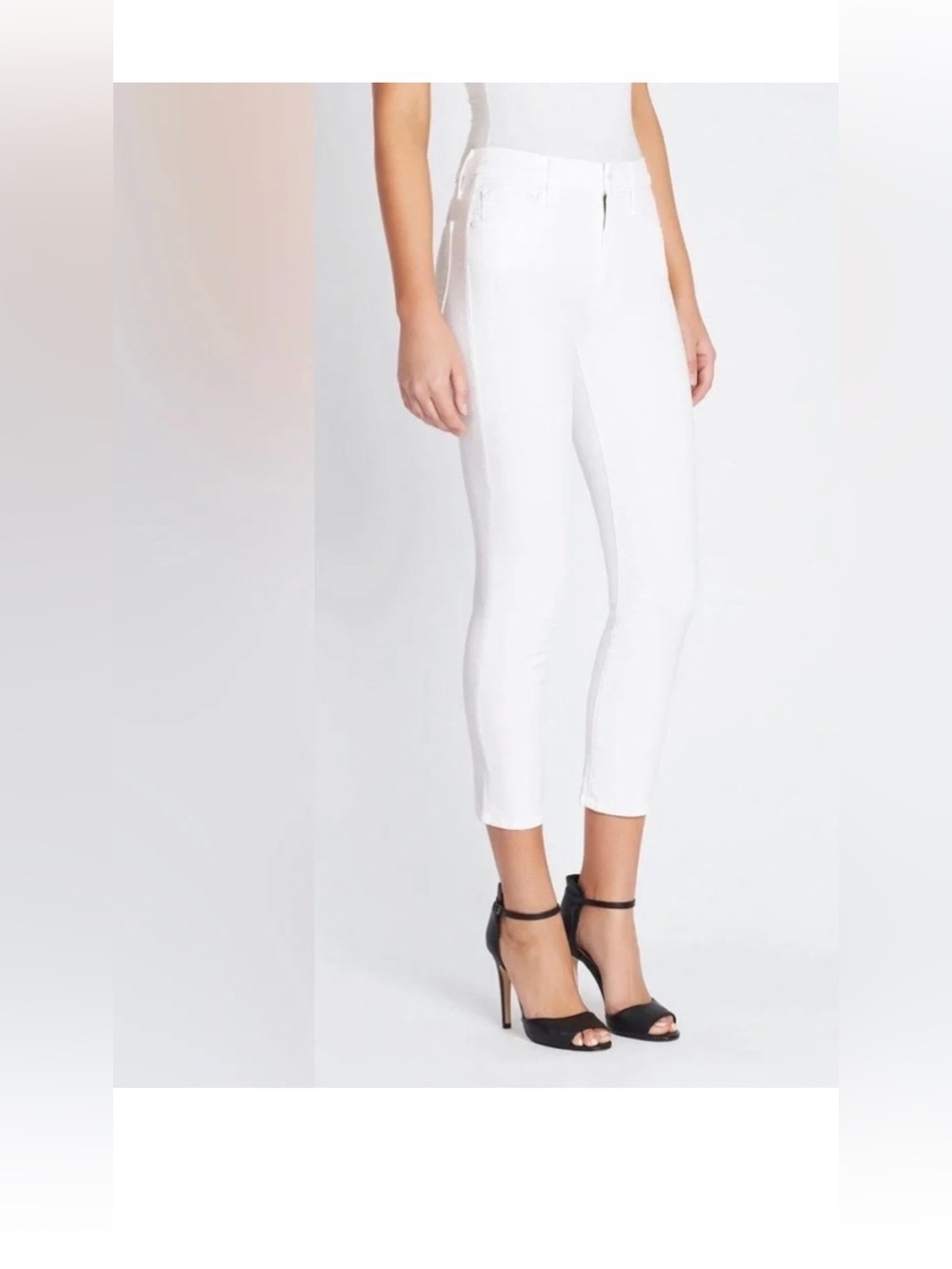 MOTHER The Looker Crop in Glass Slipper, Size 33